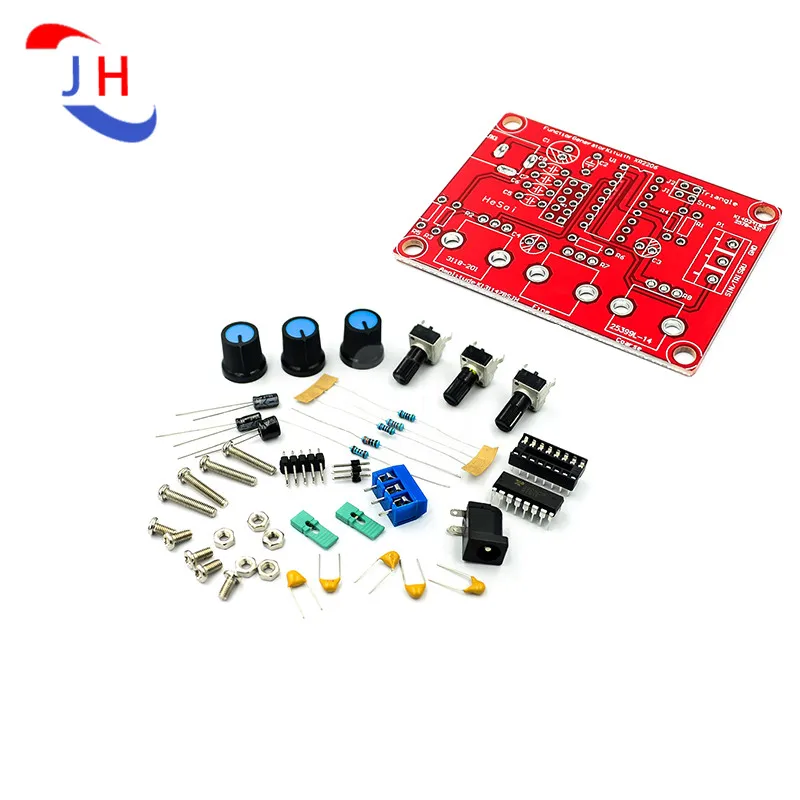 1 Гц-1 МГц XR2206 Функция Генератор сигналов DIY Kit Синус/Треугольник/Квадратный выходной генератор сигналов Регулируемая амплитуда частоты