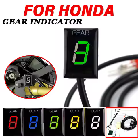 Motorcycle Gear Indicator Speed Display Meter For Honda CBR650 CB500X CB400SF CB650F CB1300 CBR600RR CB1000R Cb650r VFR800