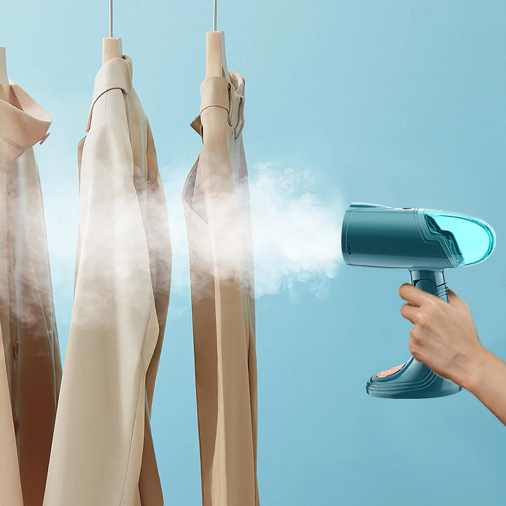 Foldable Handheld Steam Iron, Wrinkle Remover, Quick Heating in 30 Seconds, Portable Mini Fabric Steam Iron, Suitable for Travel