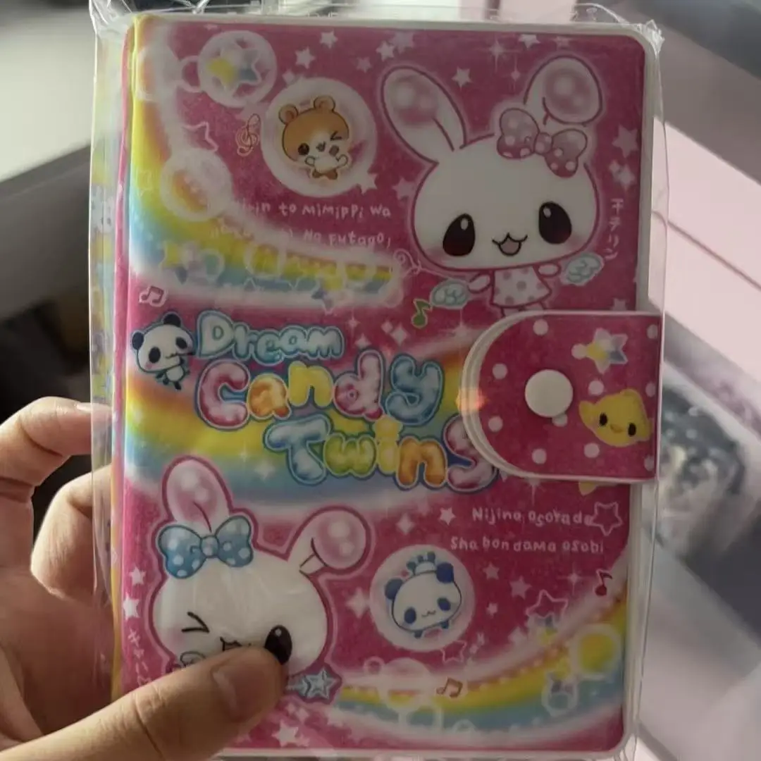 Japanese-style A7 Cute Bunny Release Paper Storage Simple Retro Planner Stickers High-Value Storage Album Kawaii Gift Notebook