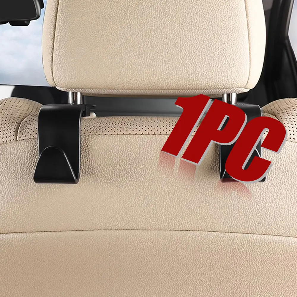 

1Pc Universal Auto Seat Back Hook Hidden Headrest Seat Backrest Hanger Bags Clips Holder Car Interior Storage Accessories