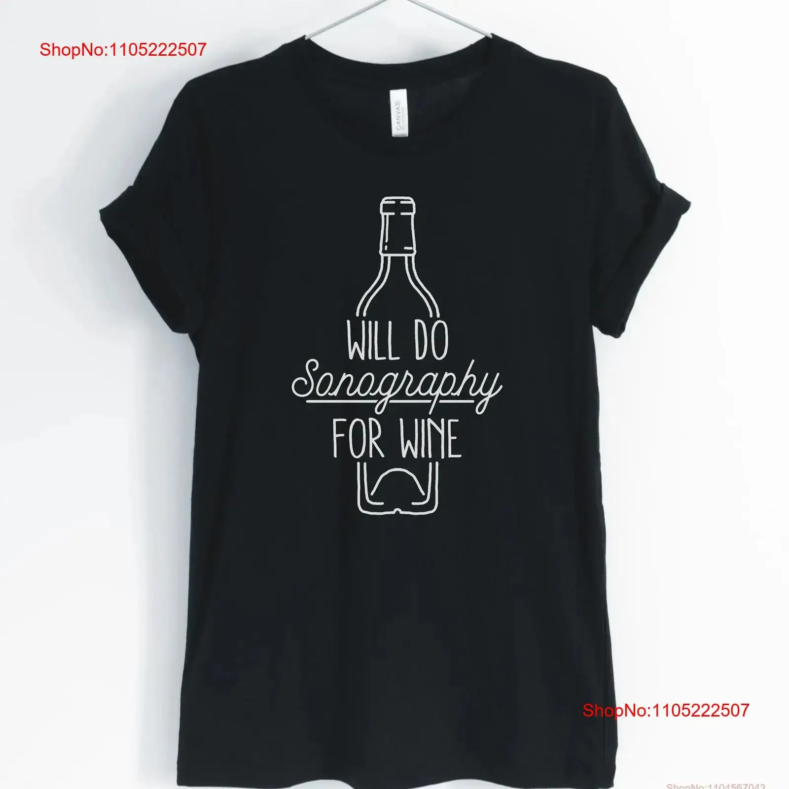 Will do sonografía para vino camisa de sonógrafo personal de hospital técnico de radiología regalo unisex camisas de mujer vintage Lavado