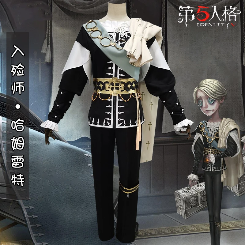 

Anime Hot Game Identity V Embalmer Aesop Carl Skin Hamlet Cosplay Costume Set Men Male Halloween Clothing