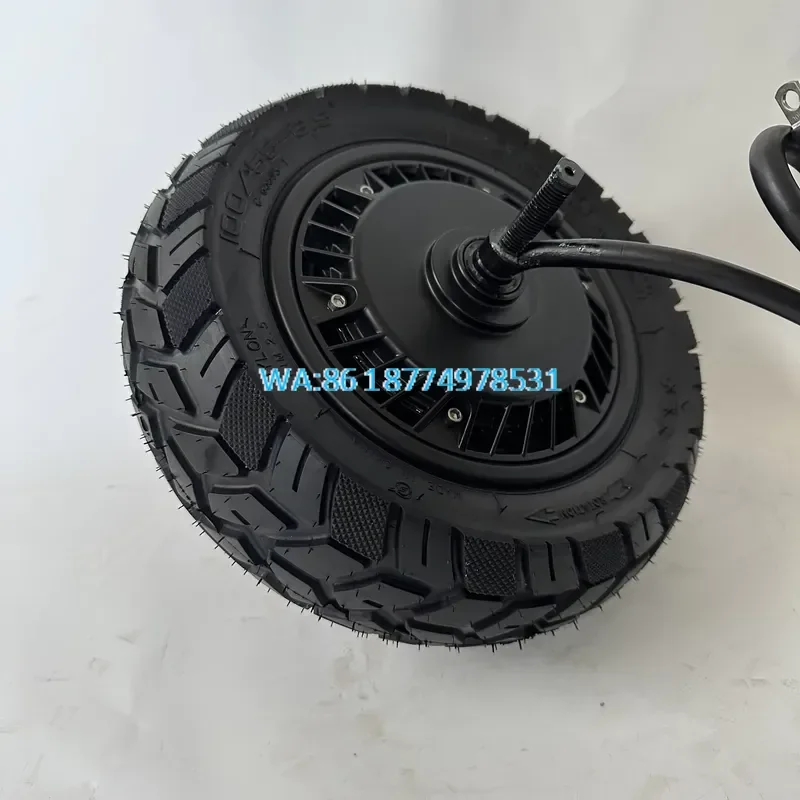 Wmwmnu 4000W 5000W Scooter Hub Motor 11 Inch Dual Hall Powerful Brushless E-Bike Motor Replacement for Scooter