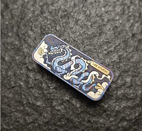 

Б/У EDC Lee Studio x OneBean цирконий лошадь дракон цветок дракон кончик пальца гироскоп игрушка для снятия стресса