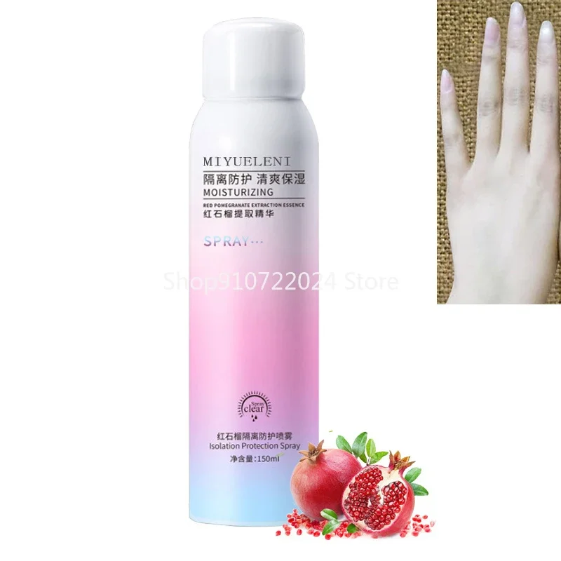 150ML skin whitening spray red pomegranate protection spray skin care sunblock sunscreen Cosmetics