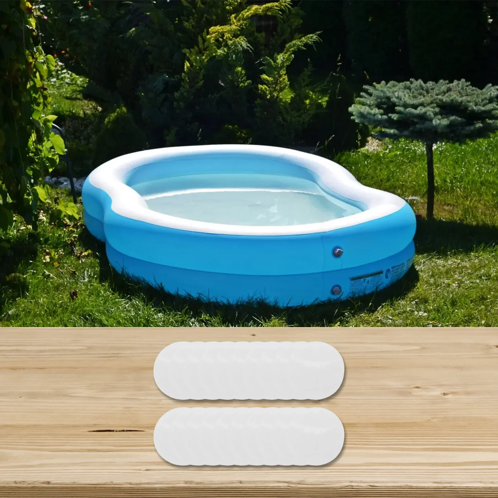 

Набор заплаток для надувных изделий Bounce House, 20 шт., из устойчивого к погодным условиям материала, для быстрого ремонта, для бассейнов