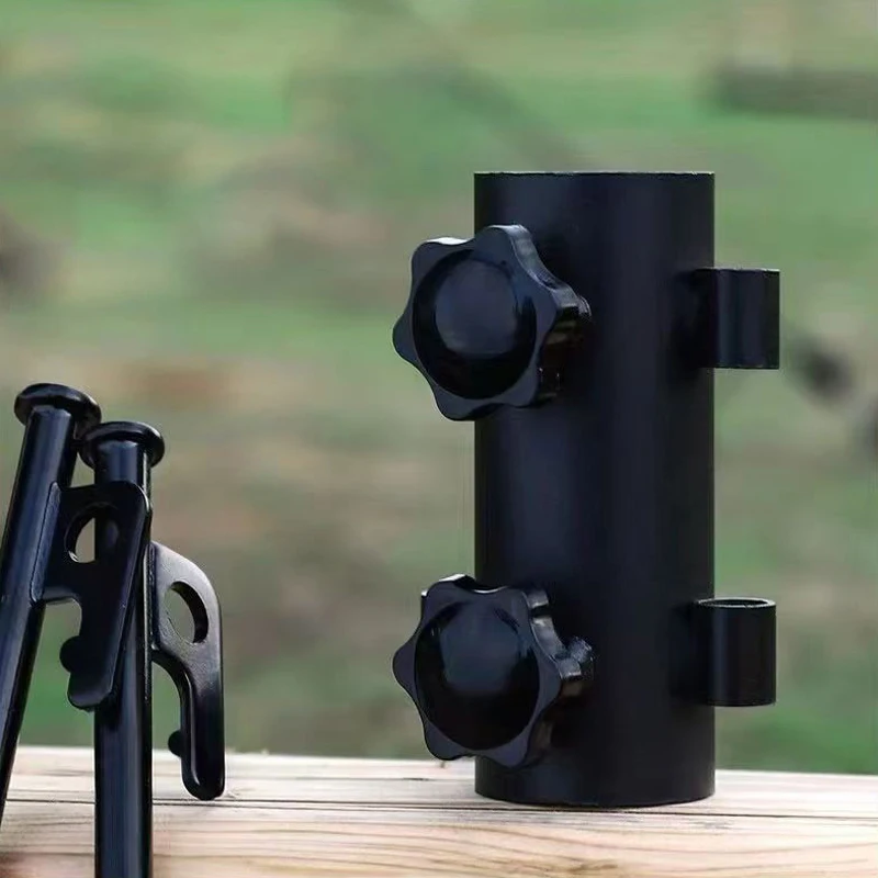 1Pc Outdoor Camping Tent Ceiling Fixed Accessories Canopy Tarp Camp Pole Fixer Equipment Support Rod Fixing Tube Outdoor Tools