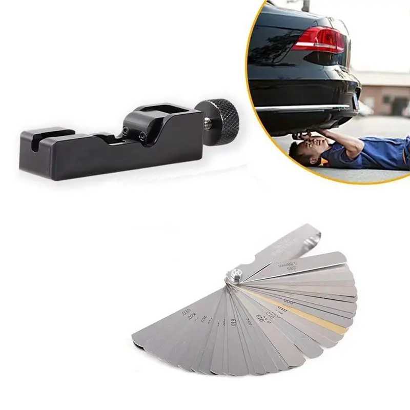 AS60-Universal Spark Plug Gap Tool Featuring Feeler Gauge For 10Mm, 12Mm, 14Mm, 16Mm Efficient And Reliable