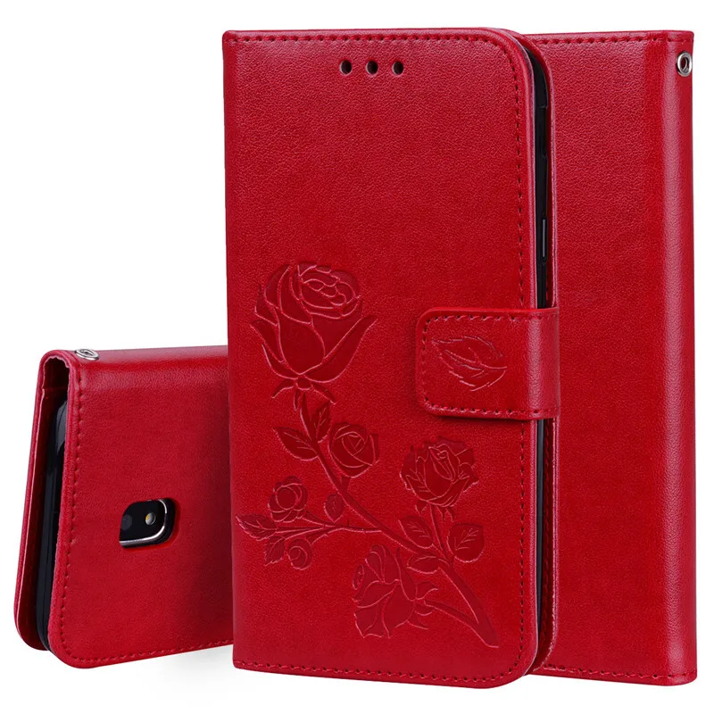 J3 2017 Leather Flip Wallet Cover For Samsung Galaxy J330F J330 SM-J330F European Case Back Cover