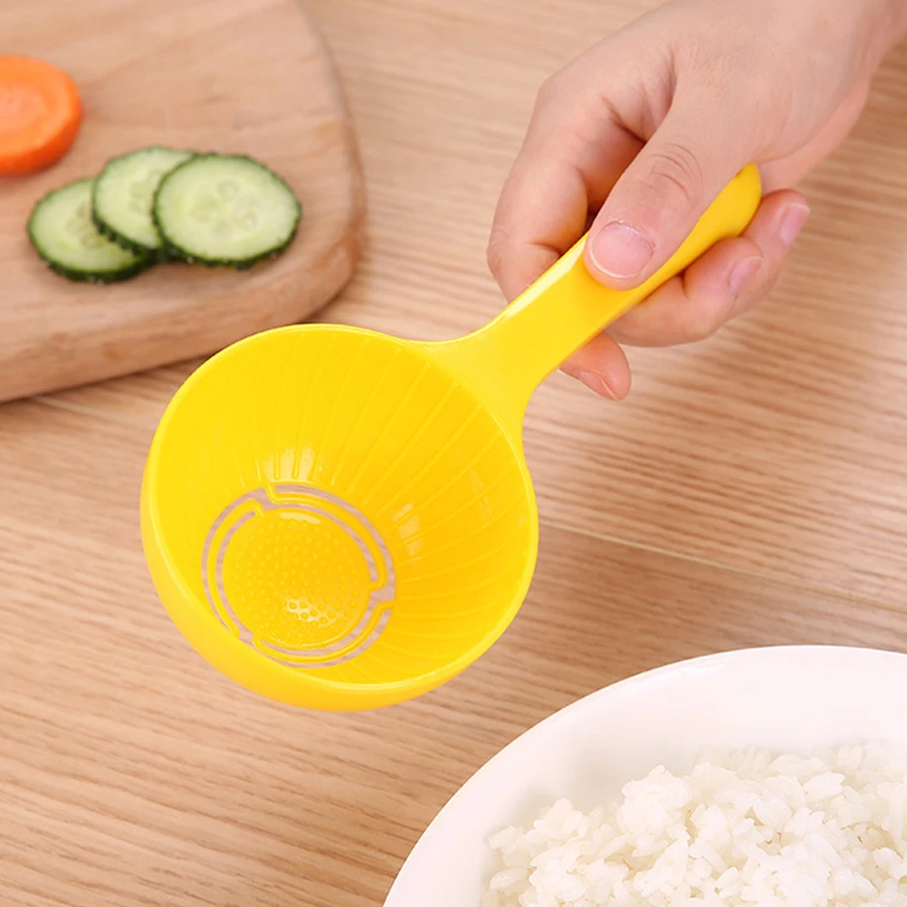 

3Pcs Plastic Rice Spoons Multi-Function Household Serving Spoons Sushi Scoops Lightweight Ergonomic Kitchen