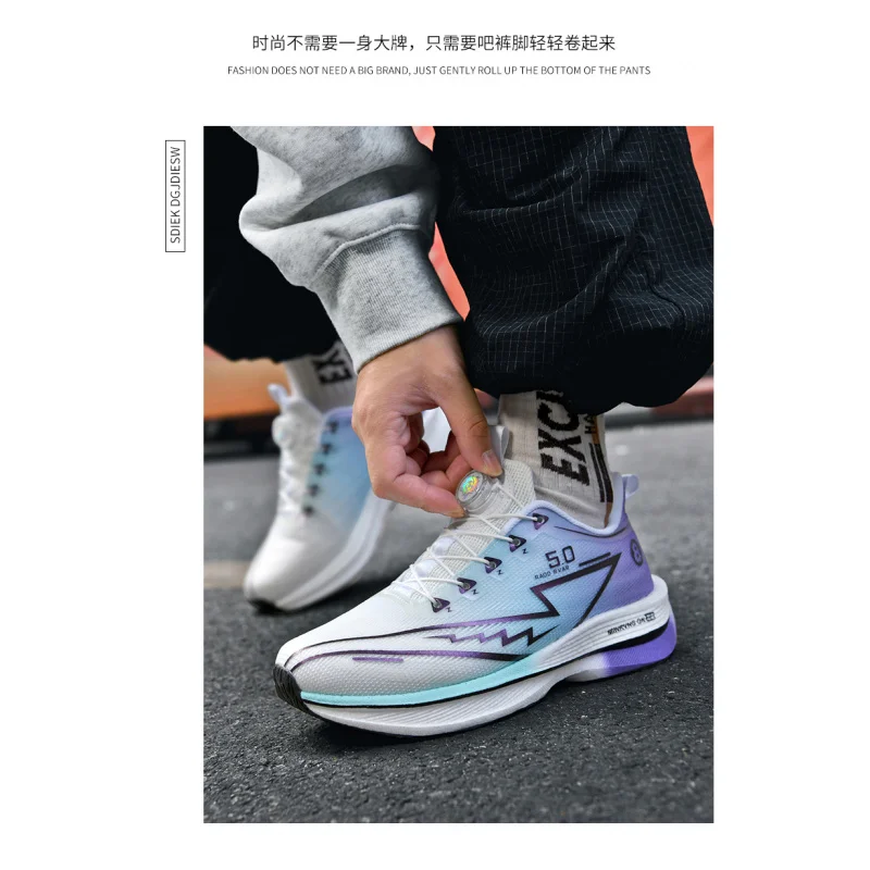 أحذية جري صيفية جديدة للمراهقين، أحذية شبكية مسامية ومقاومة للرائحة، أحذية رجالية خفيفة الوزن بنعل ناعم، بدلة #5