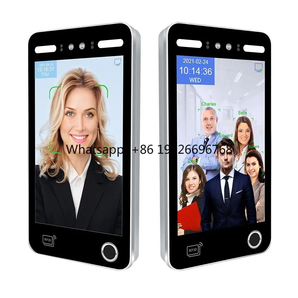 Biometric Facial Recognition  Access Control  with IP65 Waterproof Employee Card Time Attendance System