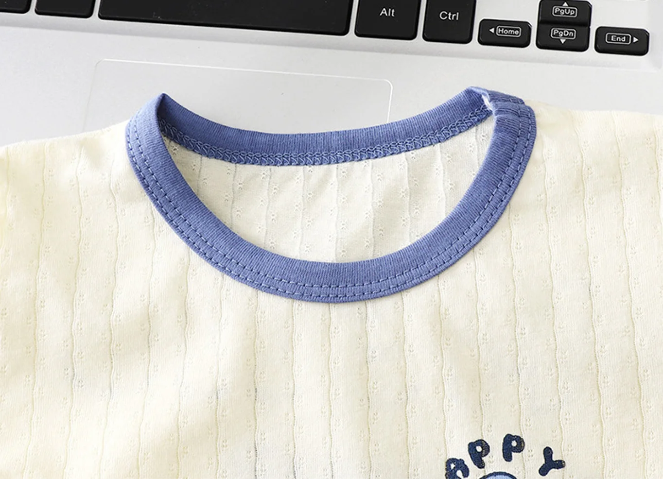 Moda Tendência Kids Cartoon Homewear Soft Confortável Roupa Do Bebê Pijama Define Algodão Pijama Infantil Padrão Dos Desenhos Animados Impresso