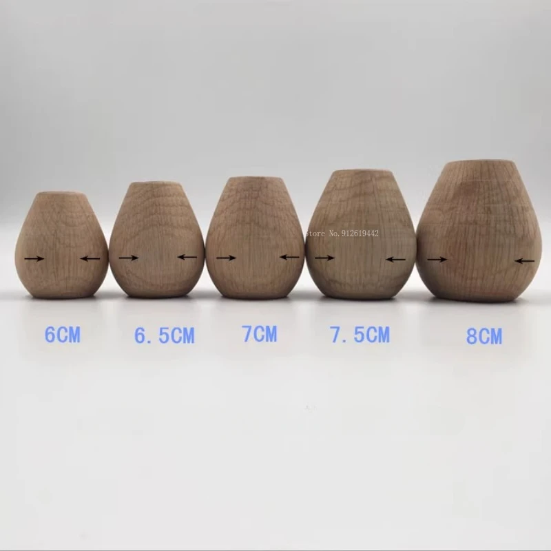 6-8cm Both Ends Can Be Used Pottery Purple Clay Teapot Round Mouth Egg Shape Tools DIY Ceramic Teapot Round Mouth Auxiliary Tool