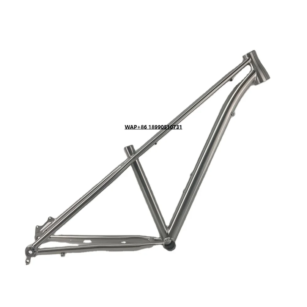

Custom Titanium 650B Mountain Bicycle Frame for 27.5" Wheel Size