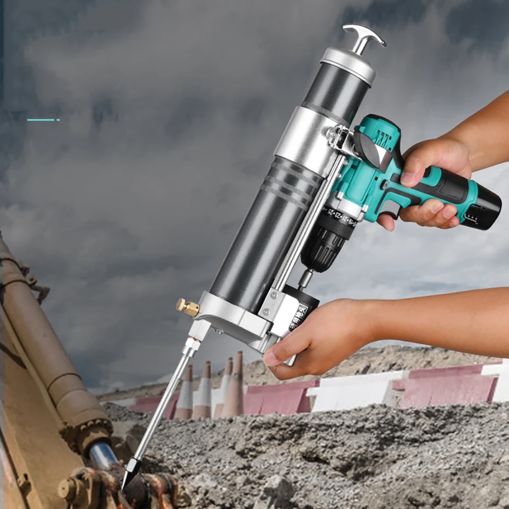 600CC Electric Combined Type Grease Machine Split-type Spearhead High Pressure Automatic Greaser Oil Filling Device Accessory