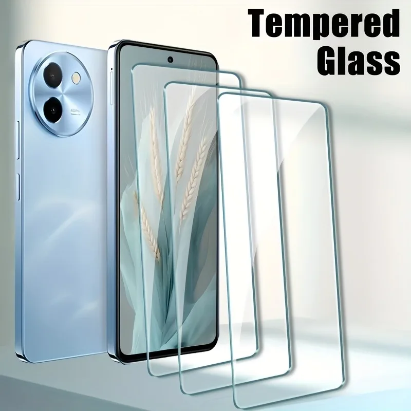 3Packs Tempered Glass Screen Protector for Vivo Y18S Y200 Plus Y78 Y200 GT Y56 Y36 Y18 Y21 Y55 5G Y33 Y11(2019) Y22 Y20 Models