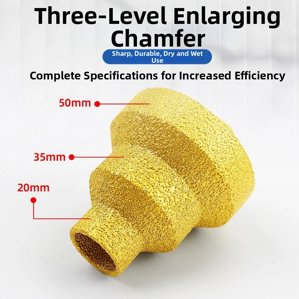 Precision Diamond Drill Bit Set for Glass Granite and Concrete Applications with Industrial Alloy Steel Construction