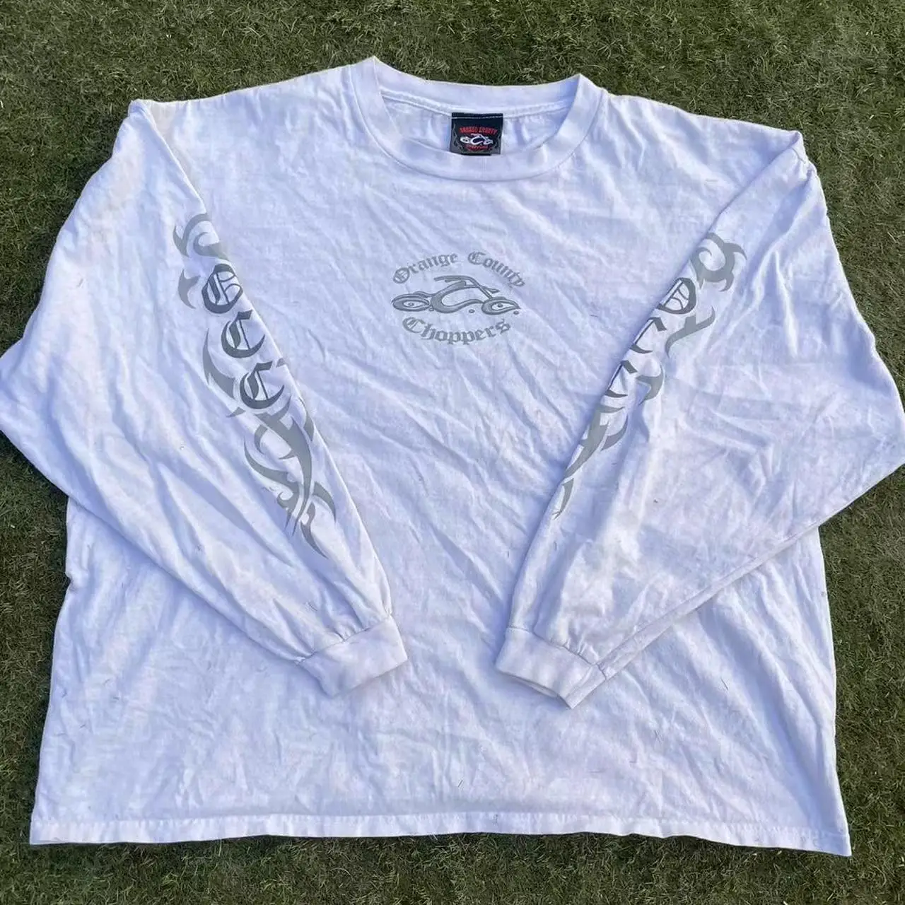 

Retro Cotton round Neck Long Sleeve T-Shirt Men's Hip Hop Casual Streetwear Gothic Oversized Top Harajuku High Street for Women