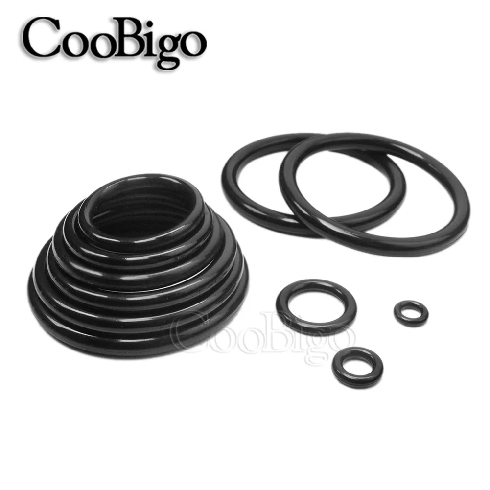 20pcs Plastic O Rings Round Loop Buckle for Making Necklace Choker Earring Jewelry  DIY Craft Sewing Accessories Hard 5-50mm