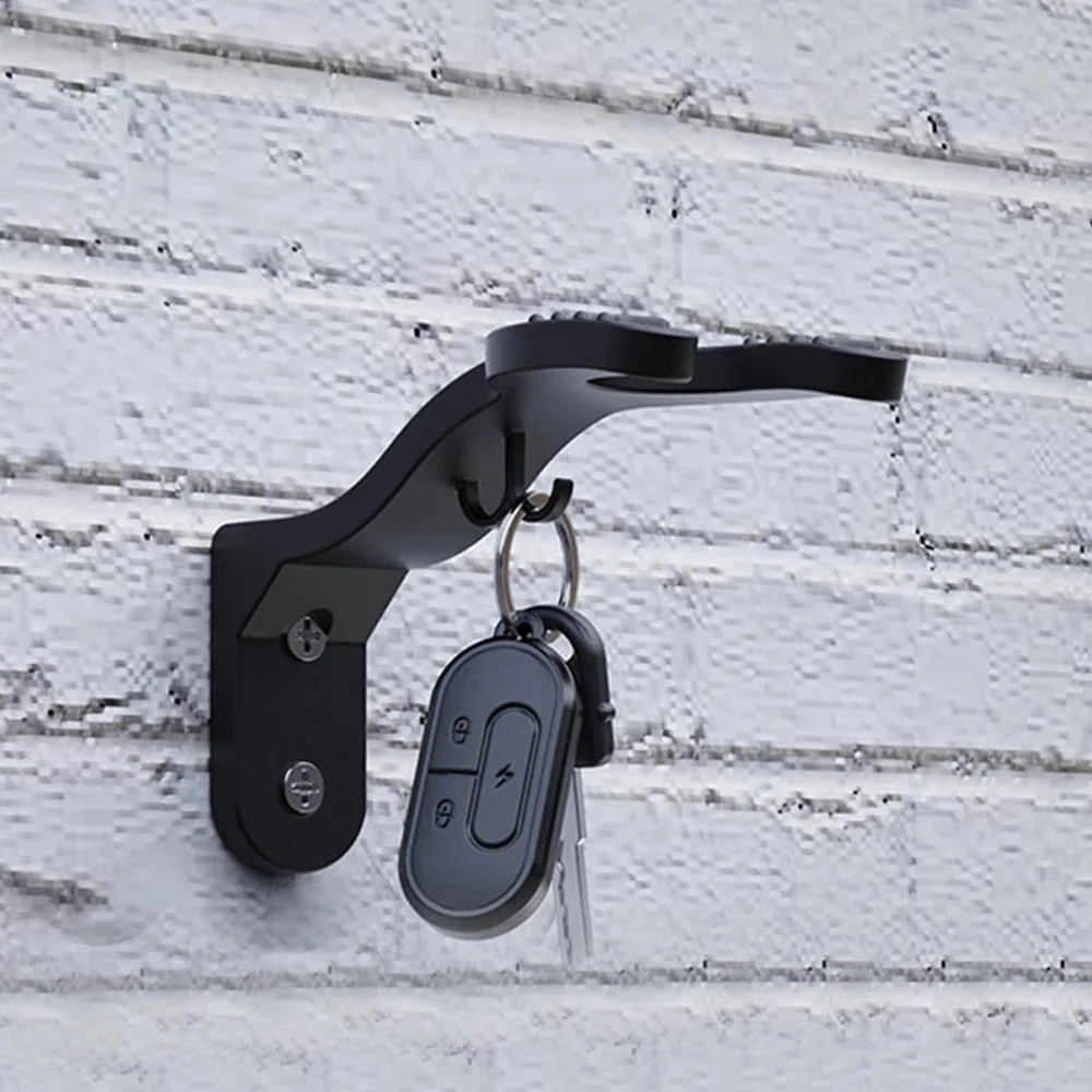 2-5Pcs Multipurpose Wall Mount Helmet Hook Rack, Heavy Duty Hanger for Motorcycle Helmet Jacket Kitchen Cabinet Storage Use image 2