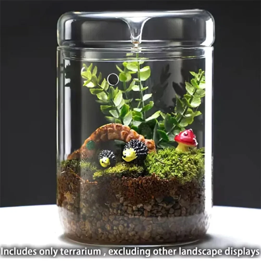 Miniature Landscape Vase Glass Droplets Flower Vase Ecological Bottle Mini Vases Room Decoration Office Desktop Home Decoration