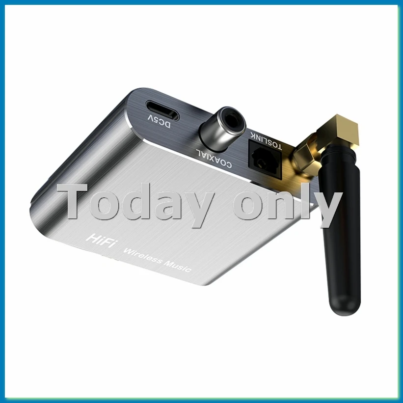 

Аудиоадаптер Bluetooth — беспроводной передатчик и приемник с HD Toslink/коаксиальным выходом для телевизора, автомобиля, компьютера-ABFT