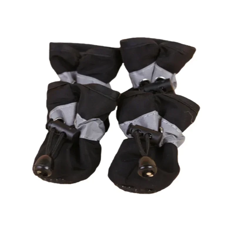 4 Stück/Set Wasserdichte Hundeschuhe, rutschfeste Regenstiefel, Fußbekleidung für kleine Katzen, Hunde, Welpen, Hundestiefel, Pfotenaccessoires für Haustiere – Detail 15