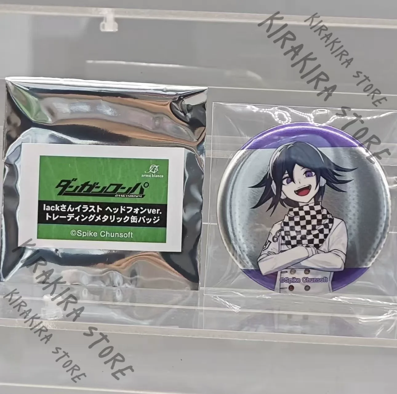 Danganronpa Saihara Shuichi Izuru Kamukura Kaede Akamatsu تأثيري أنيمي شارة شعار بروش طبعة قانونية محدودة حلية