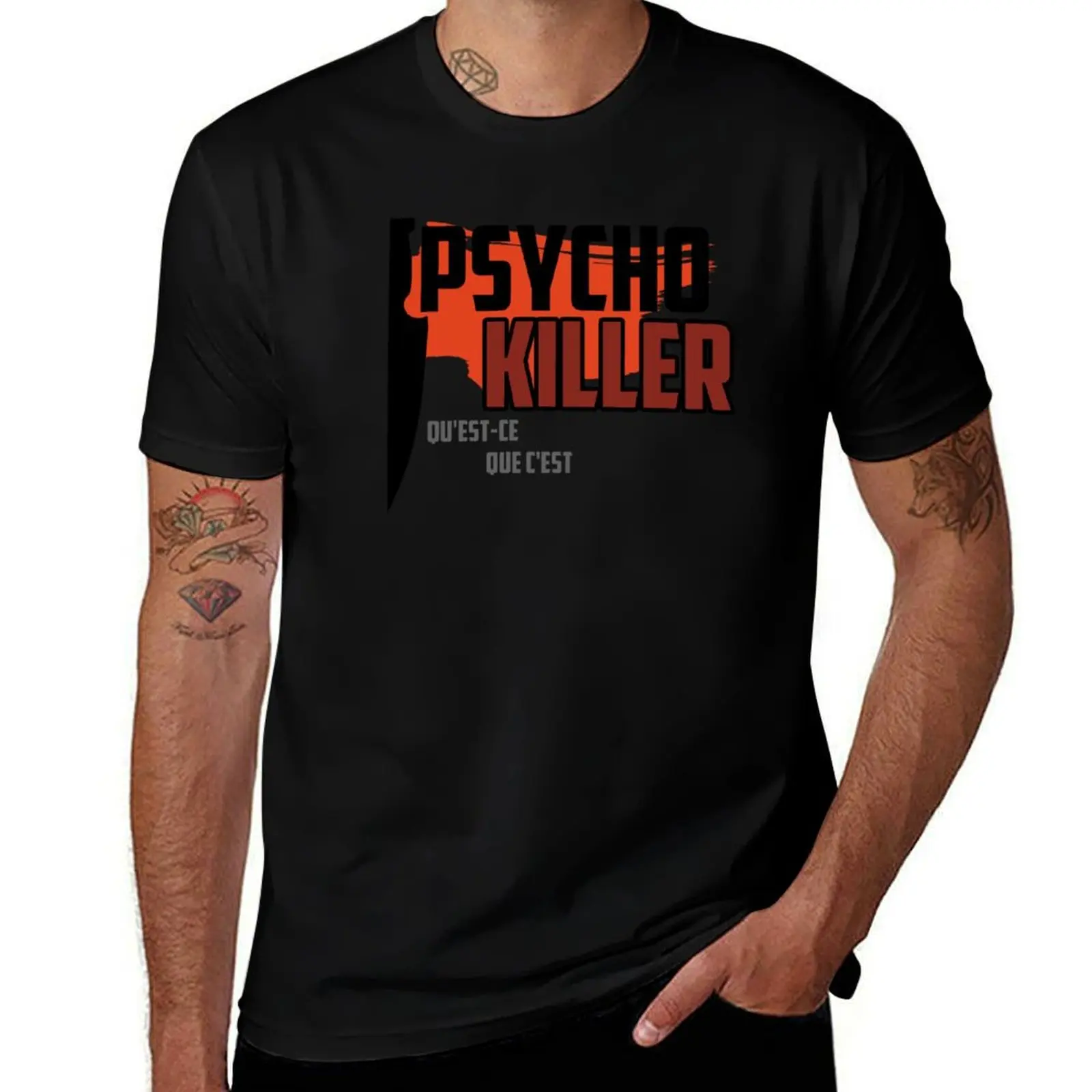 

Psycho Killer - Talking Heads T-Shirt anime figures vintage t shirts funny meme t-shirts blue archive T-shirt men