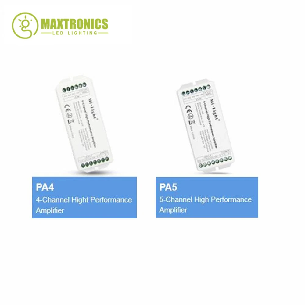 

DC12V -24V Mi светильник 5-канальный 5-канальный высокопроизводительный усилитель, 4-канальный системный усилитель для 5050 RGB RGBW