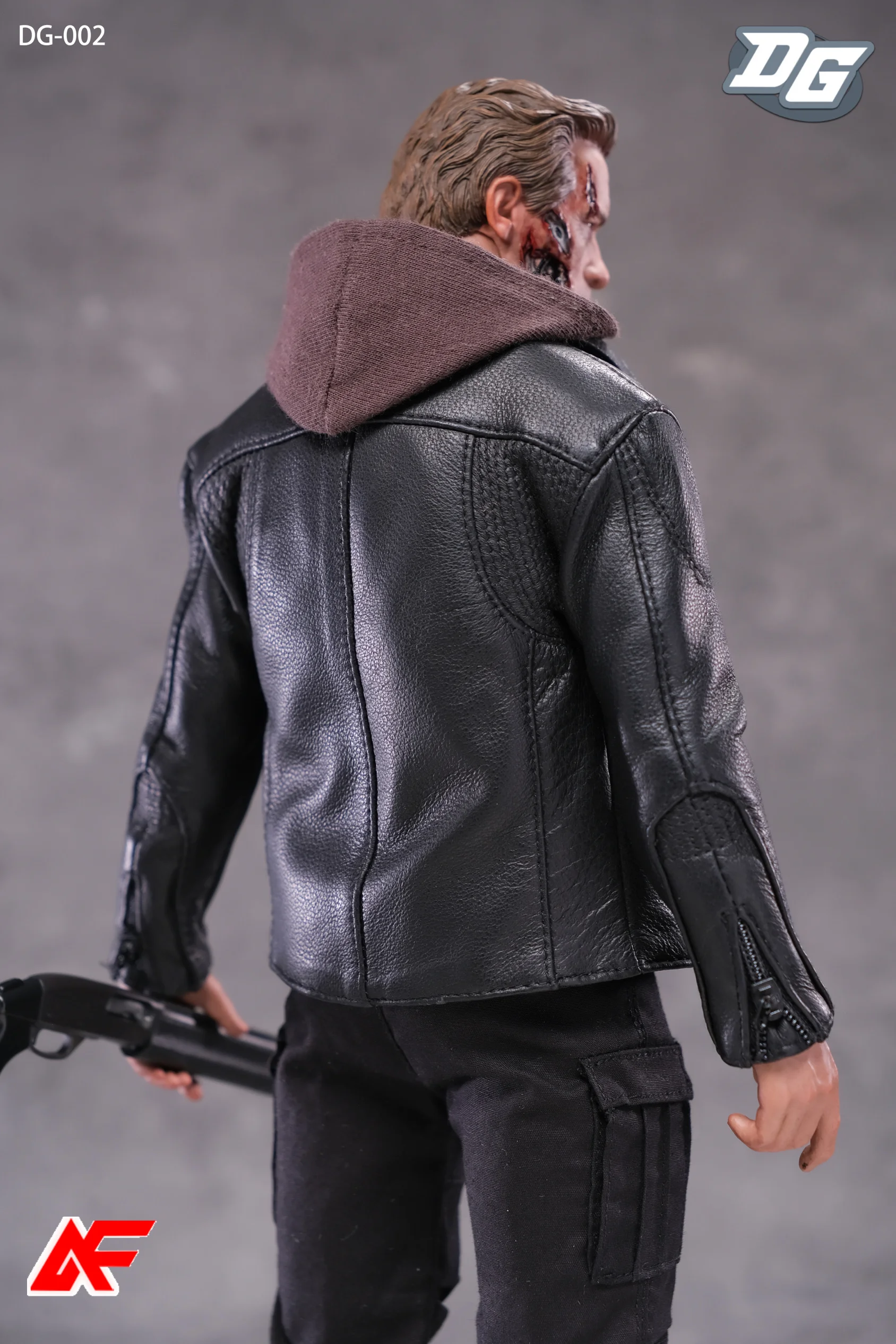 DeGaotoys DG-002 1/6 Arnold T800 Lederen Pak Vest Broek Cool Volwassen Man Kleding Model Fit 12 '' Mannelijke soldaat Action Figure Body