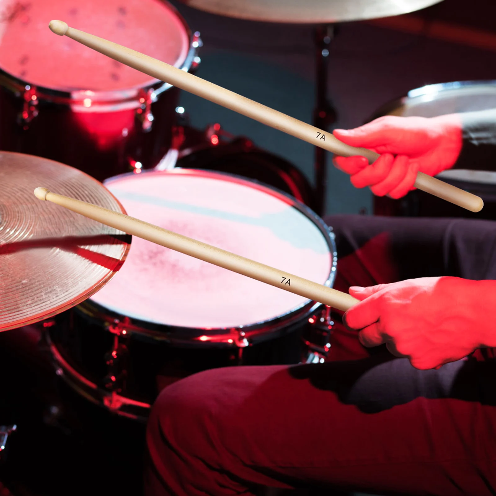 

Drum Wrench Accessories Percussion Instrument Drums Sticks Colored Drumsticks Snare Mallets Portable Wood