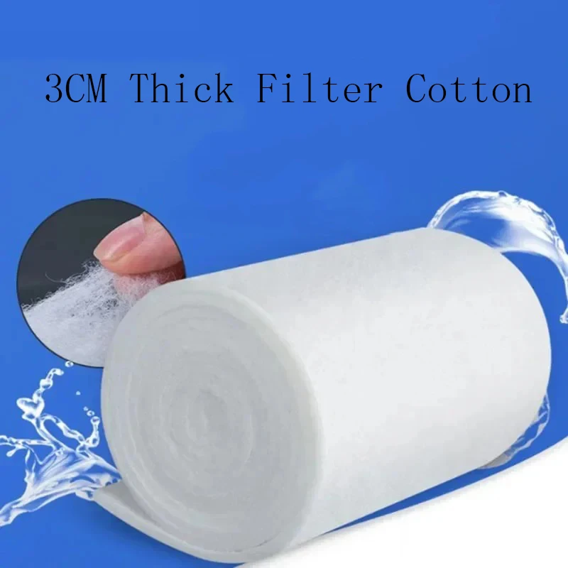 

3cm Thick Fish Tank Filter Cotton High-density Permeable Purification Water Quality Biochemical Cotton Foam Skimmer Aquarium