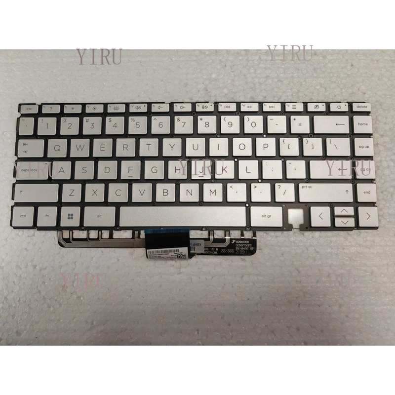 L+ For HP Spectre x360 14-EA 14-EB 14-AE US Backlit Keyboard silver