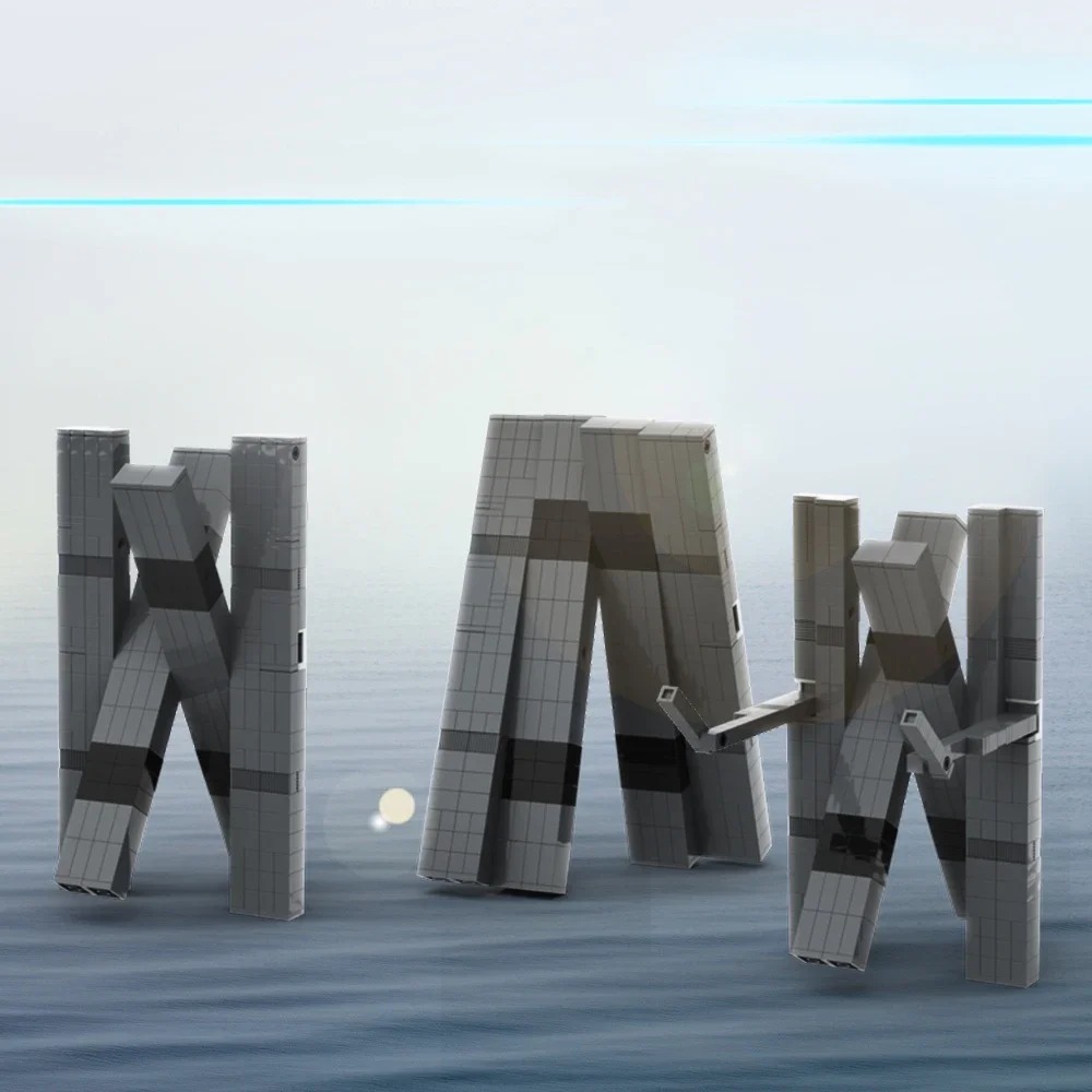 Gobricks MOC 3-in-1 Mecha Roboter Interstellar TARS CASE Bausteine Filme High-Tech Intelligente Verformbare Modell Ziegel Spielzeug