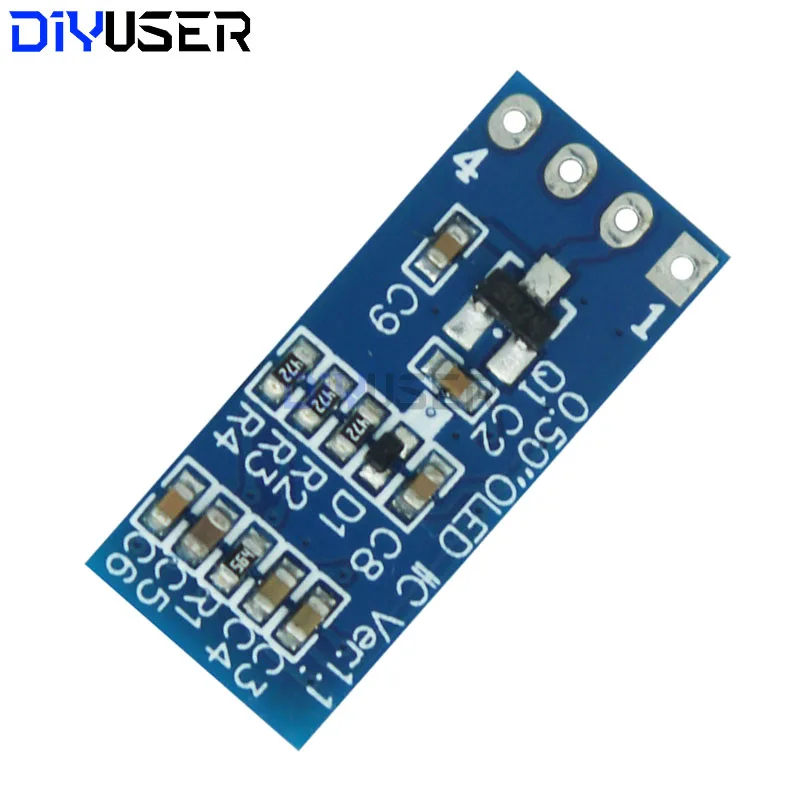 DIYUSER 0.5-inch OLED LCD screen white CH1115 small screen 48*88 display white light module IIC vertical screen
