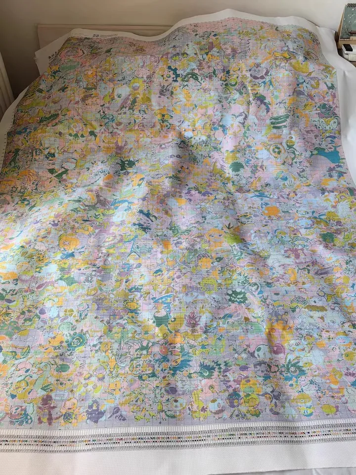 

ZZ7074 ZZ7068 14CT 16CT Printed On Canvas Cross Stitch DIY Set Chinese Pattern Kit Home Needlework Embroidery