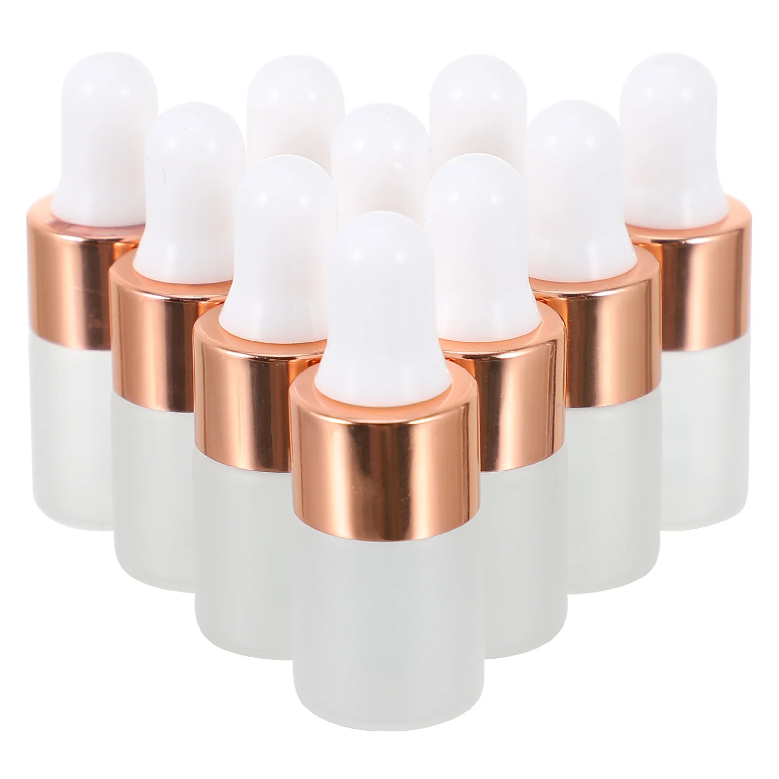 10 قطعة زجاجات قطارة قابلة لإعادة الملء عالية الجودة عينة عطر الزيت العطري موزع سائل محمول قطارة زيت طبيعي