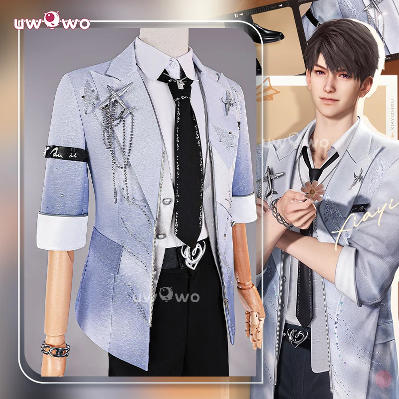 

UWOWO Collab Series: Love and Deepspace Caleb Skyline Clouds Birthday Couple Cosplay Costume M-3XL Halloween Costume