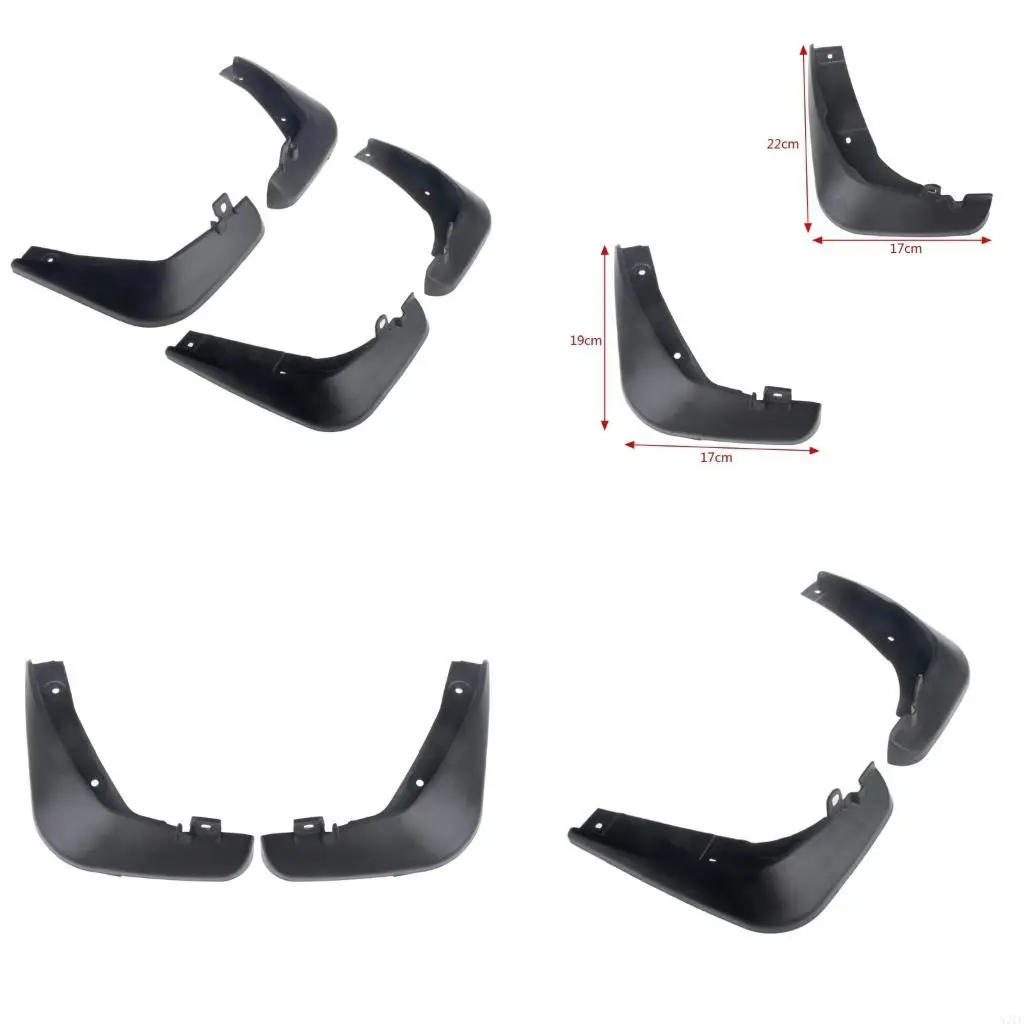 

4Pcs Car Wheel Extension Protective for Shell Cover Mudguard for Mazda 6 Atenza 2013-2017 2015 2016 X37F