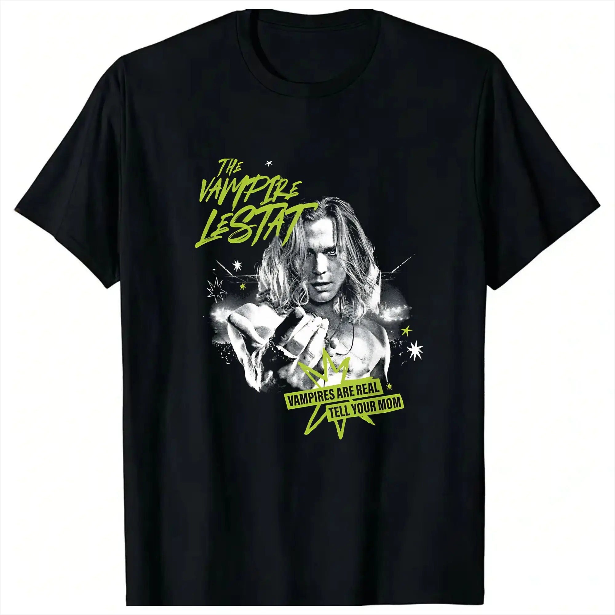 T-shirt The Vampire Lestat Tour Merch Portrait Vampires Are Real Tell Your Mom pour homme, vêtements d'été à manches courtes