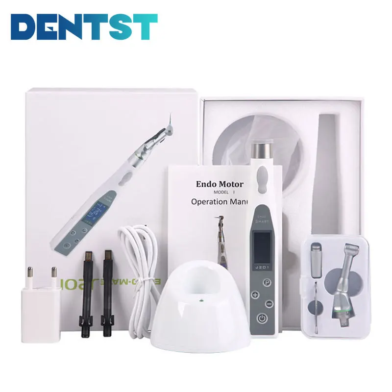 Dental Endo Motor Implant Handpiece Root Canal Therapy Instrument Dental LED Wireless Endodontic Endo Motor 16:1 Contra Angle