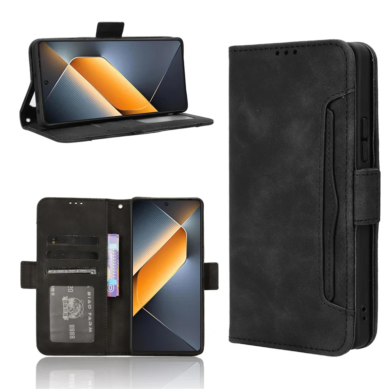 For Tecno Pova 6 Pro 5G Case Premium Leather Wallet Leather Flip Multi-card slot Cover For Tecno Pova 6 Pro 5G Phone Case image 5