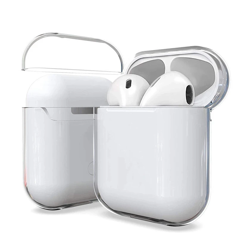 Transparent Earphones Case for Airpods Pro 1st 2nd gen Clear Hard Protector Cover Box Bags for Apple Air Pods 3 2 1 Accessories