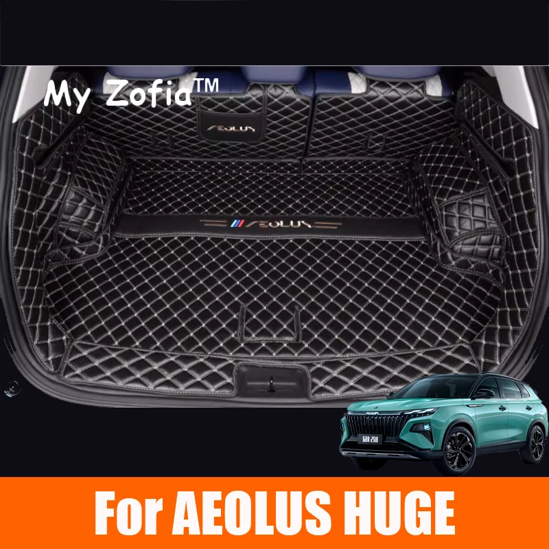 

For AEOLUS HUGE 2022 2023 2024 2025 Car Full Coverage Rear Trunk Boot Mat Liner Cargo Leather Carpet Tray Protector Accessories