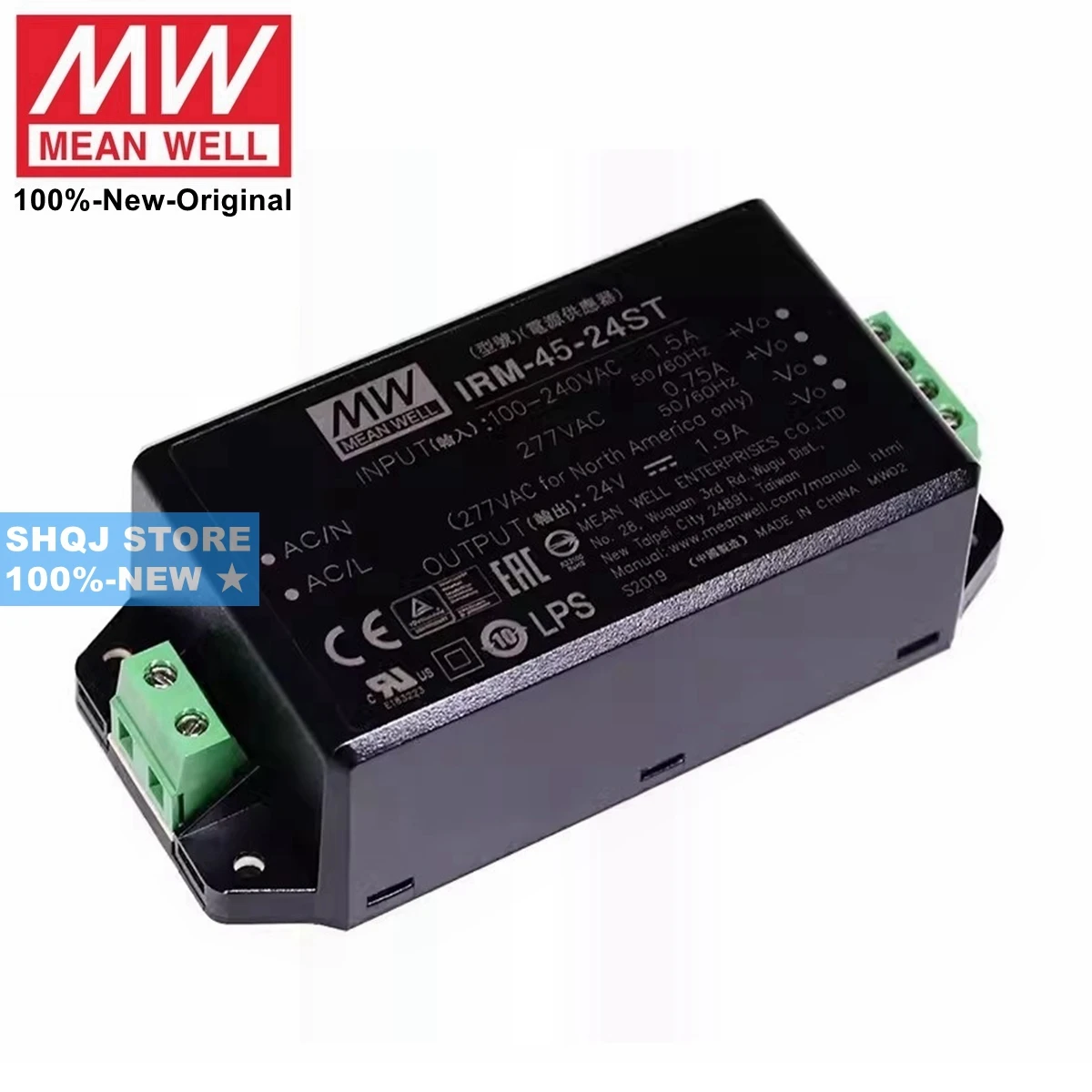 MEAN WELL 100%-NEW IRM-45-24 IRM-45-12 IRM-45-24ST IRM-45-12ST IRM-45-5 IRM-45 5ST 15ST 48ST 45W AC-DC PCB-Mount Power Module
