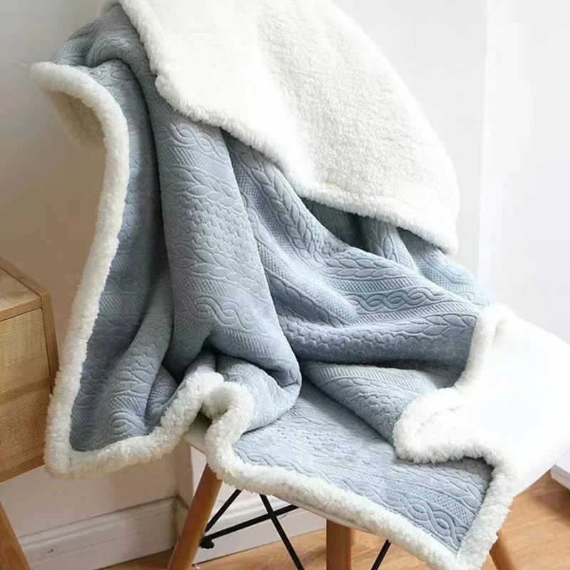 85x120cm Shawl Blankets Thick Fleece Warm Office Home Nap Blanket Cape Warm Poncho Cover Office Nap Shawl Blanket