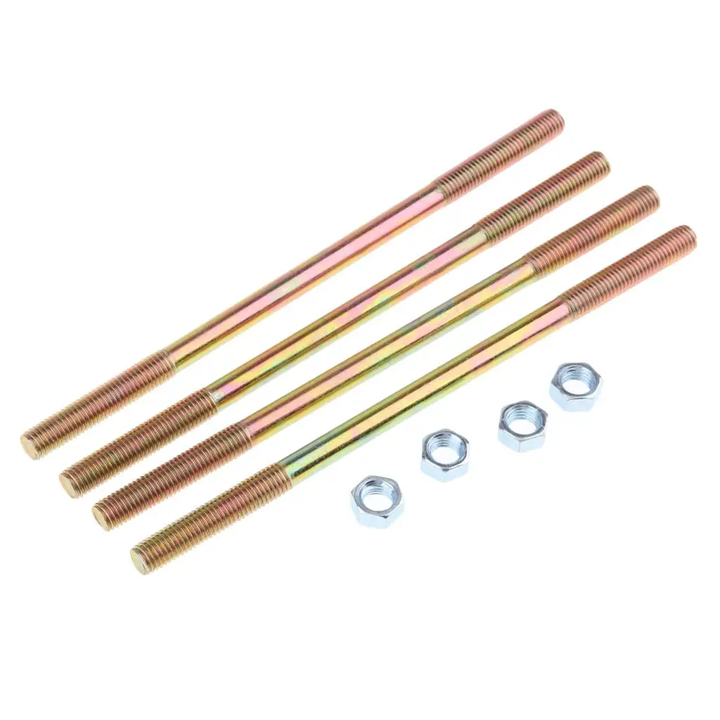 Cylinder Head Stud Kit Engine Metal Bolt Set 145mm Length for PW80 PY80 Motorcycle Upgrade